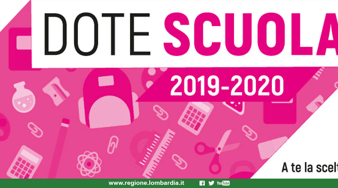 Dote Scuola a.s. 2019/2020 – 2^ Edizione